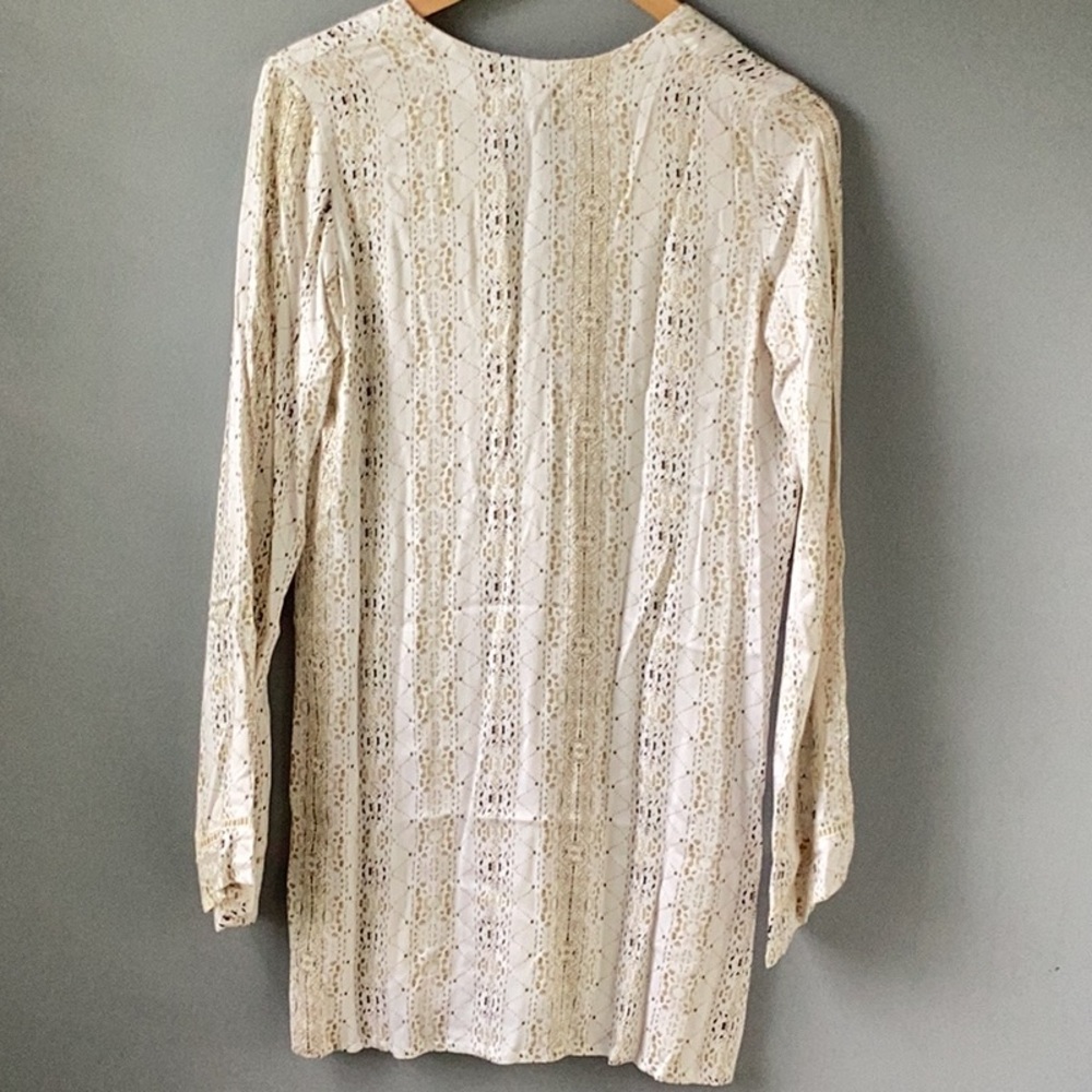 FAITHFULL THE BRAND Roman Mini Dress In Oasis Print Size Small - Picture 8 of 12